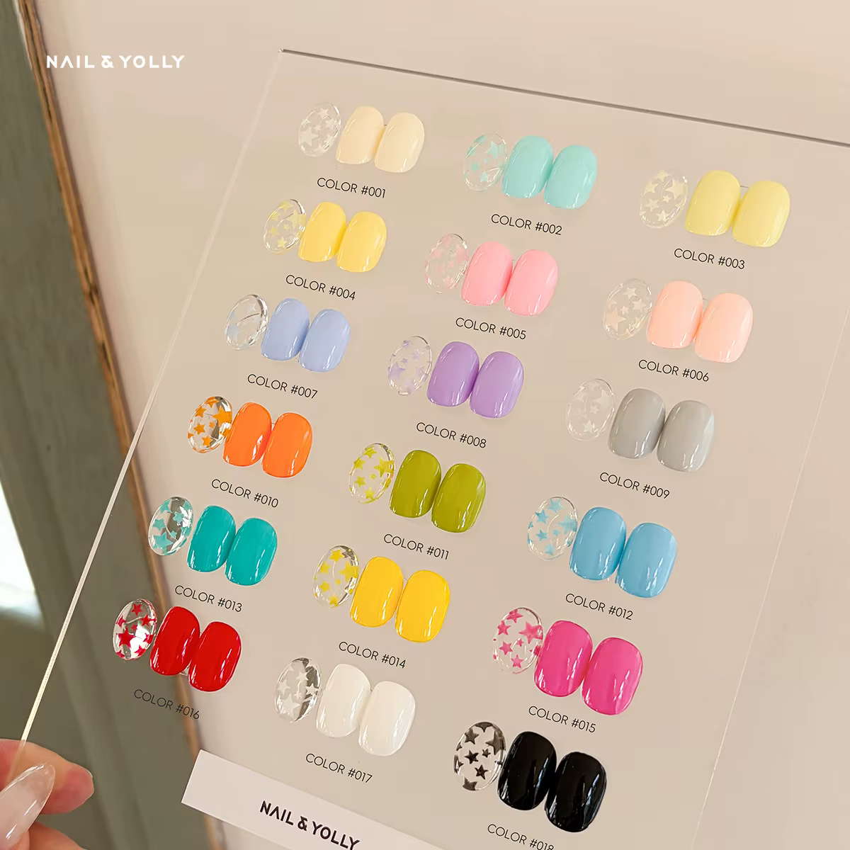 Gel de peinture réfléchissant rouge 24 couleurs pour nail art