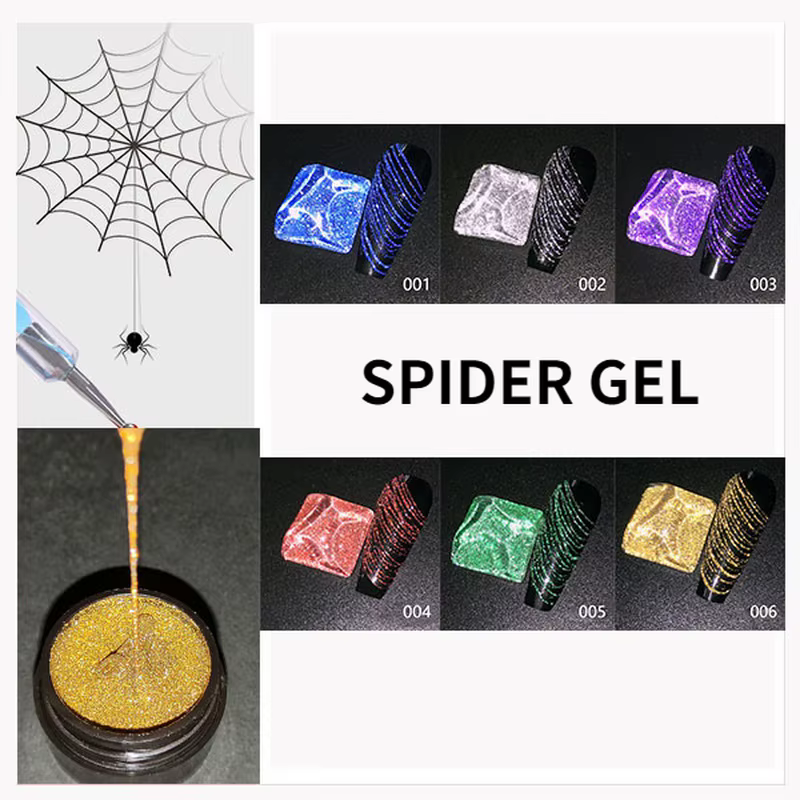 Gel araignée 6 couleurs