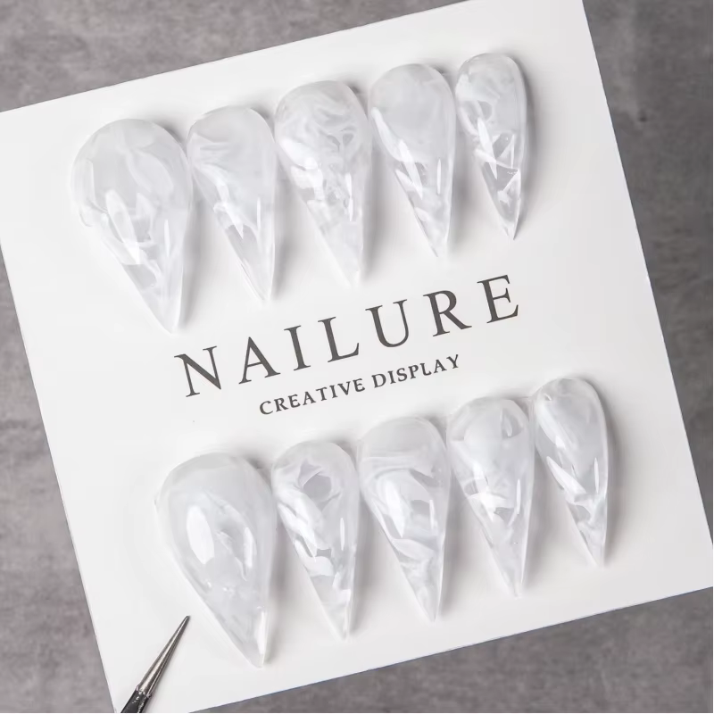 Faux ongles à presser extra longs