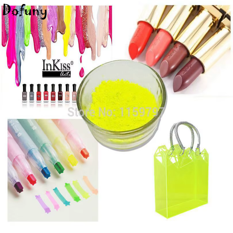 Poudre structurels ente néon pour nail art