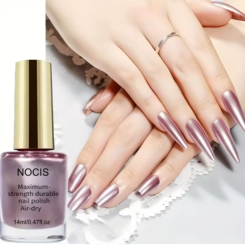 NOCIS Vernis à ongles violet rose premium 14 ml - Nail Art naturel à séchage rapide avec brillance longue durée