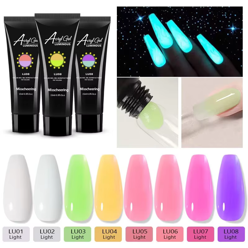 Polygel Fluorescent lumineux pour ongles