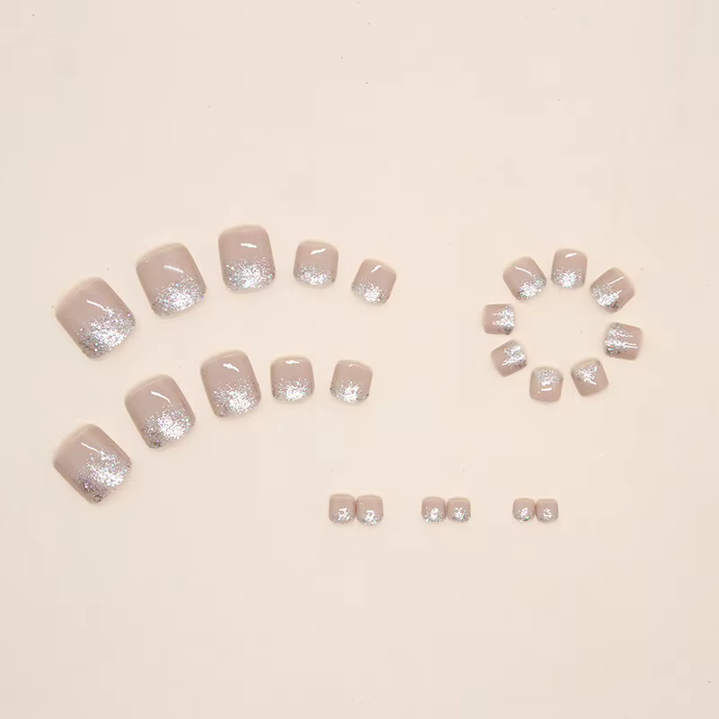 Autocollants pour ongles d'orteils