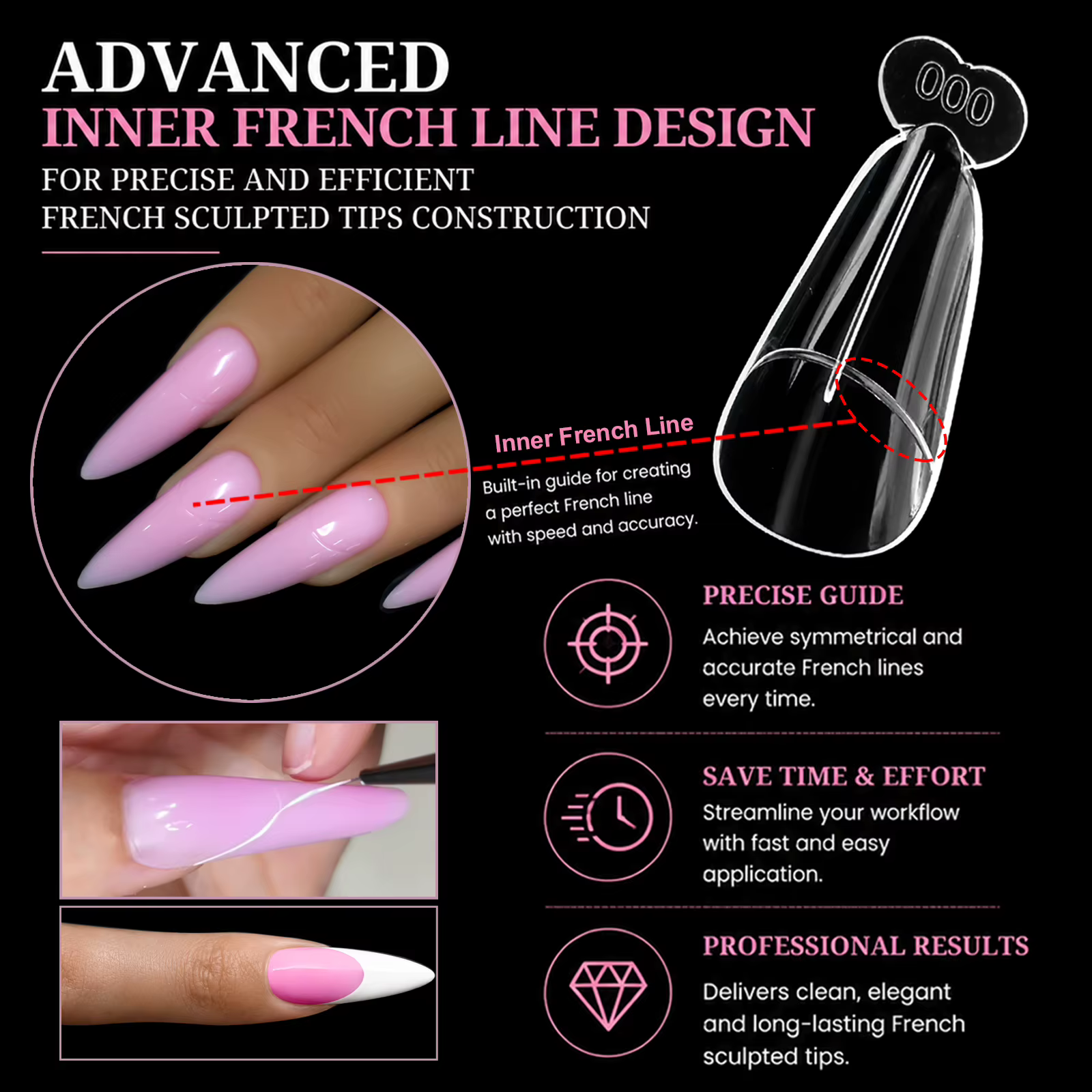 Formes à ongles françaises