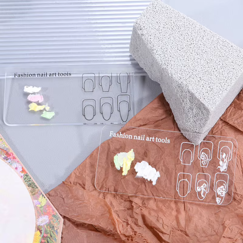 Palette de pratique de formation en acrylique pour Nail Art