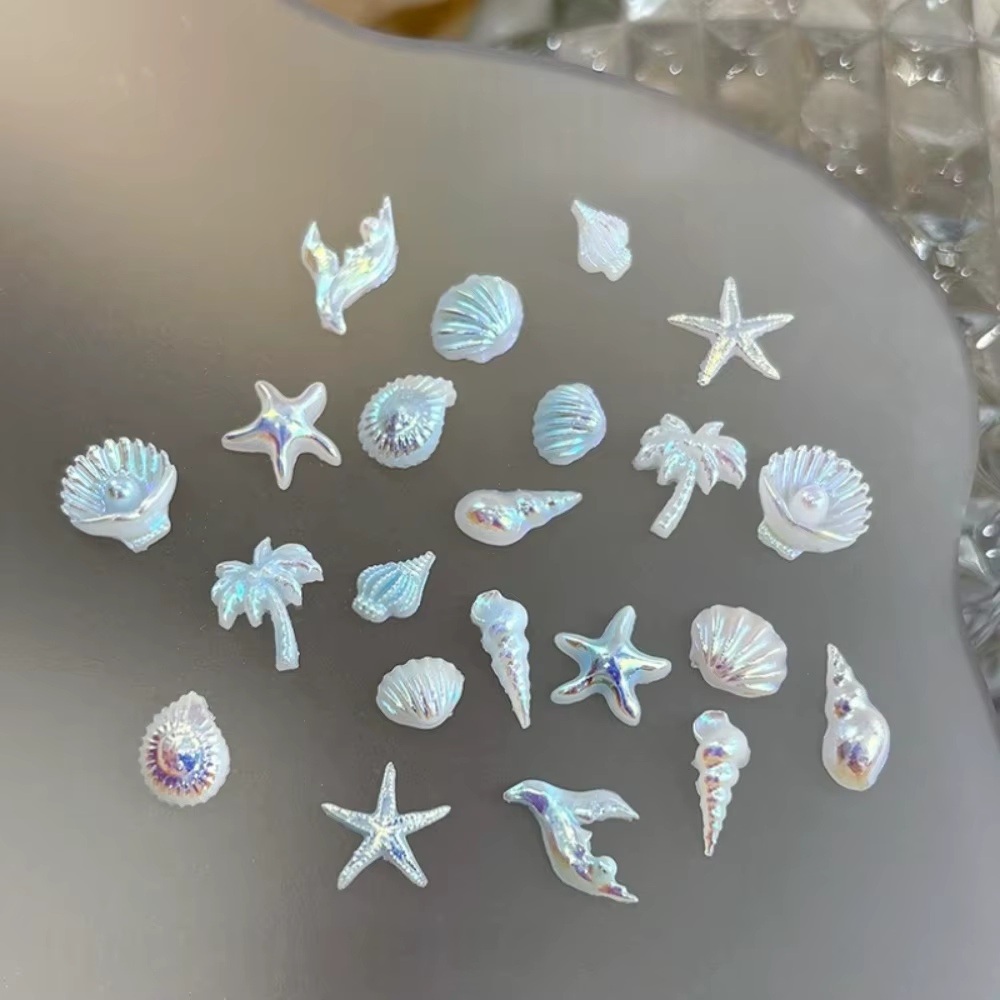 Breloques 3D pour ongles Thème Plage