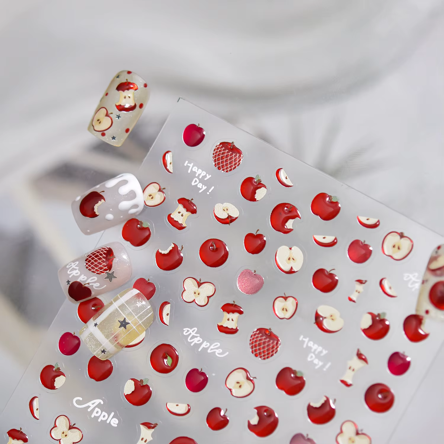 Autocollants pour ongles en gelée