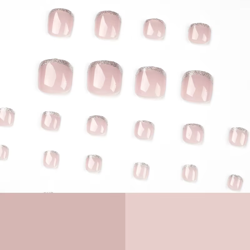 24 pièces ongles esthétiques presse