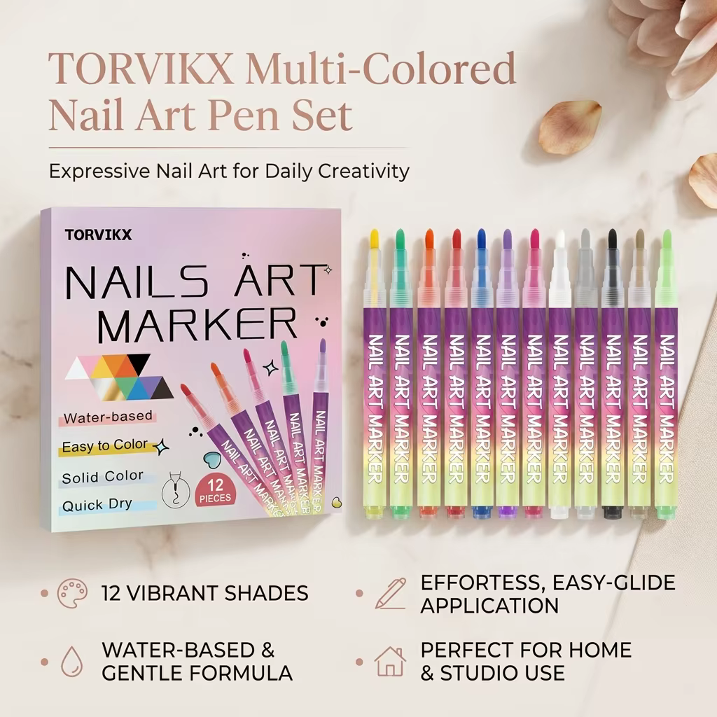 Ensemble de stylos marqueurs pour nail art