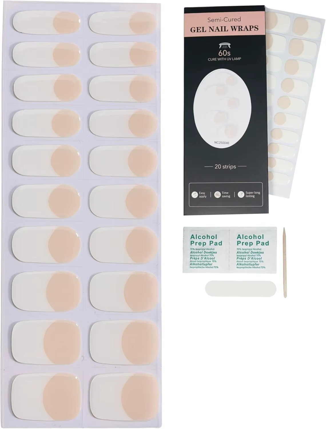 Bandes pour ongles en Gel semi-durci