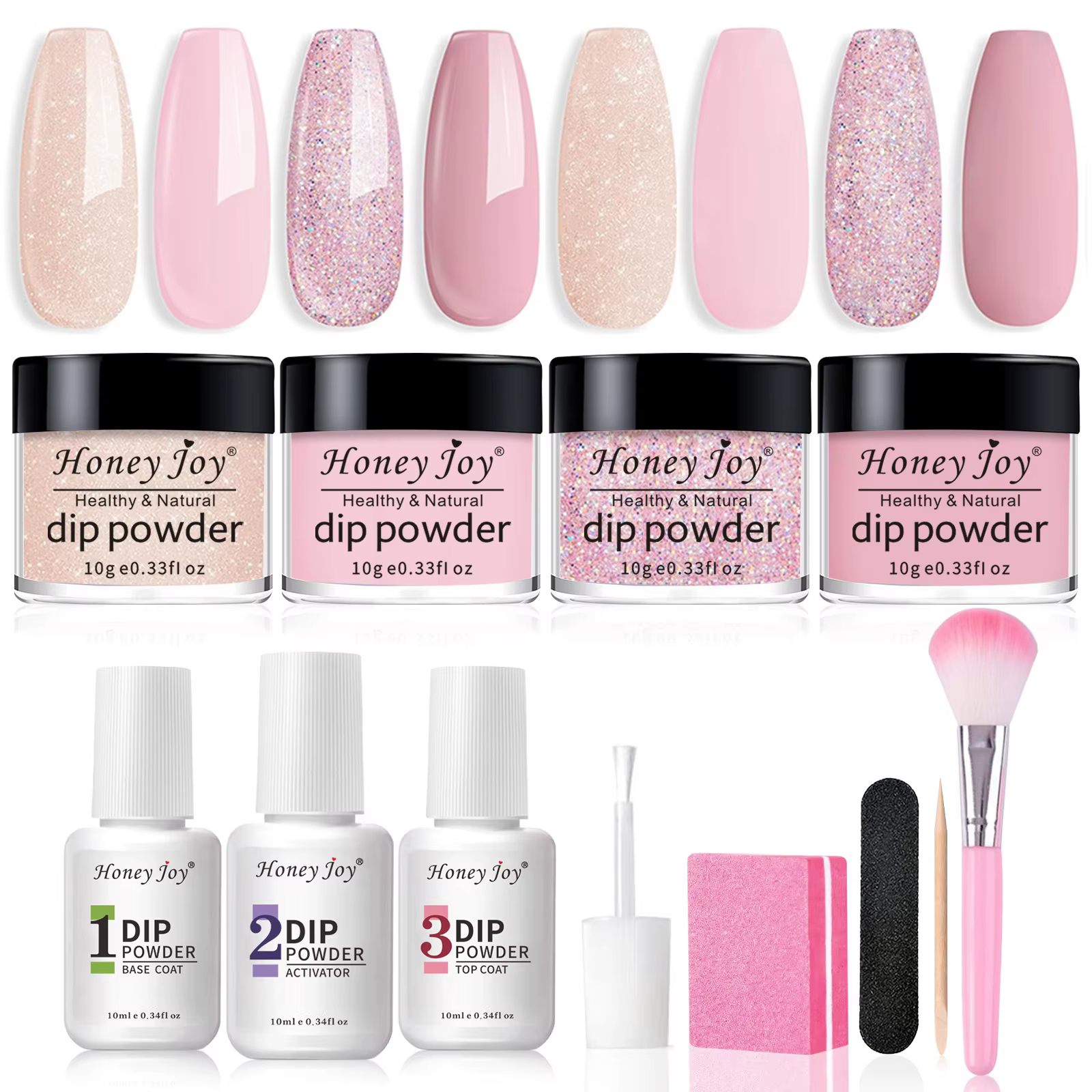 Kit de poudre à tremper pour ongles