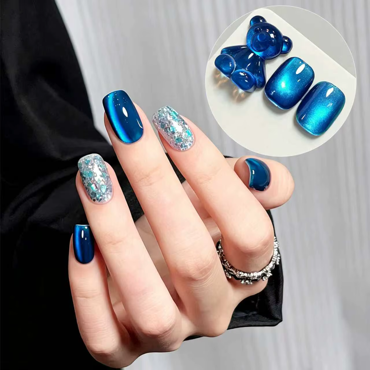 Nouveau Gel Oeil de Chat Bleu Marine