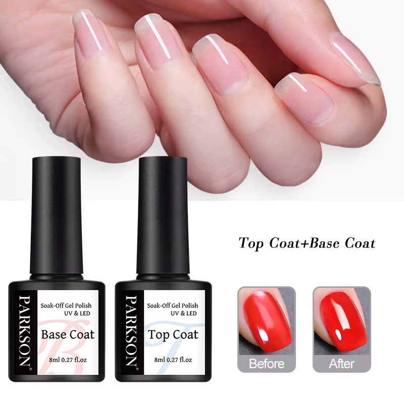Parkson sans lingette couche de Base supérieure vernis à ongles Gel Design rehausseur