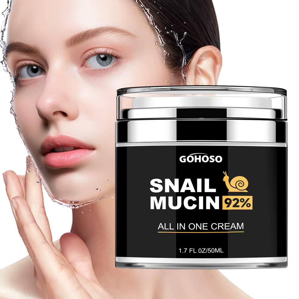 ENVISHA soins de la peau escargot Mucus crème pour le visage raffermissant blanchissant Anti-âge rides hydratant beauté santé rétrécit les Pores