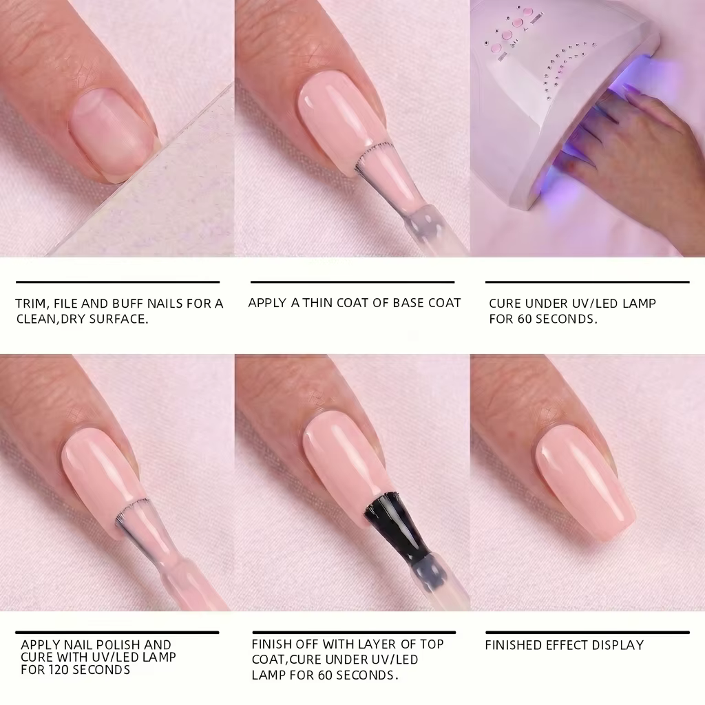 Ensemble de vernis à ongles 5 couleurs