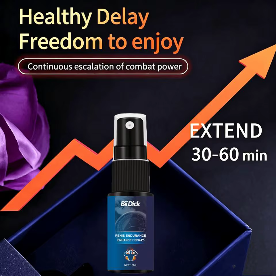 Spray retardateur à base de plantes pour hommes, pour une durée prolongée, amélioration de la puissance sexuelle, érection durable, sans effets secondaires.