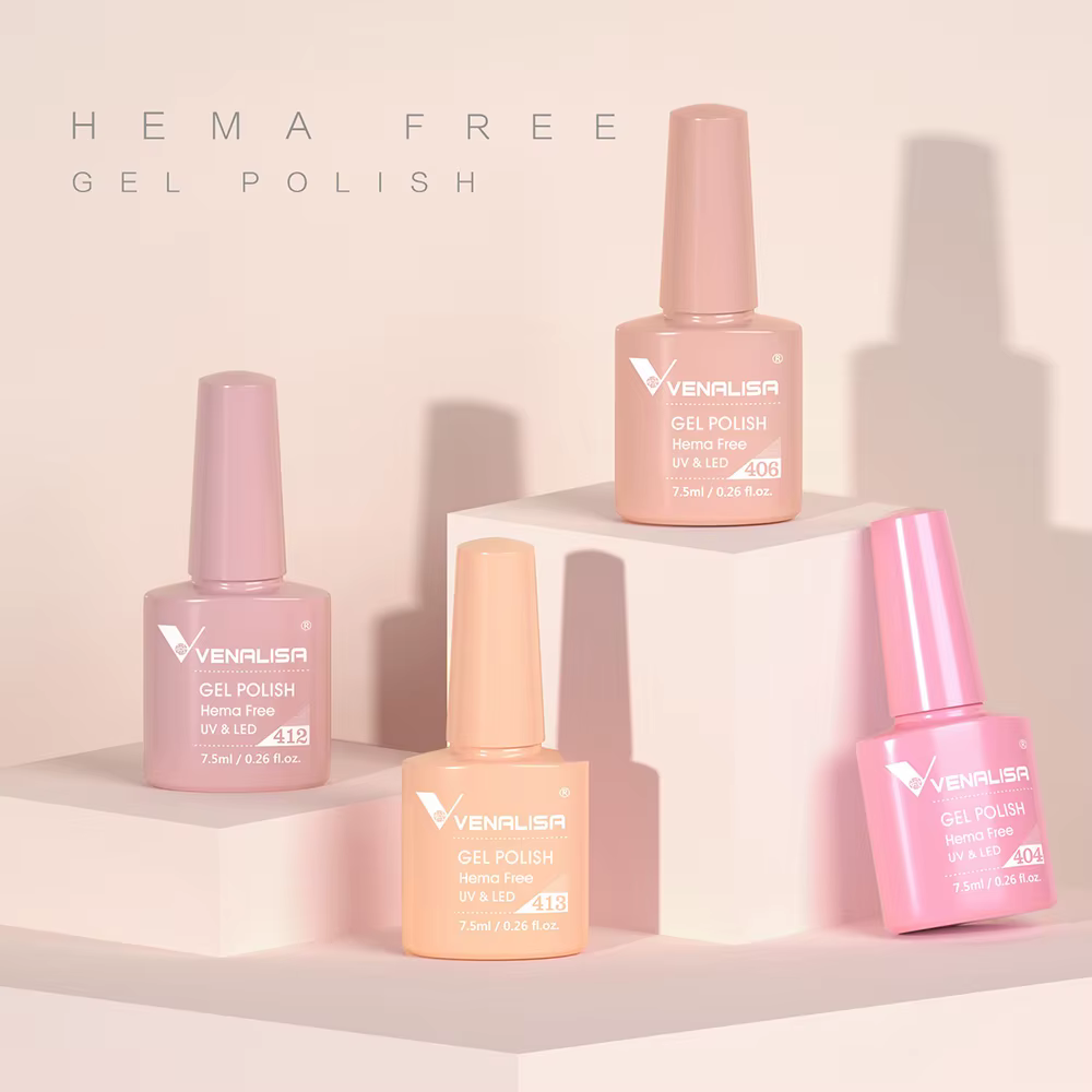 Venalisa 7.5ml vernis à ongles Gel 60 couleurs Hema TPO gratuit gelée blanche laiteuse tremper UV LED