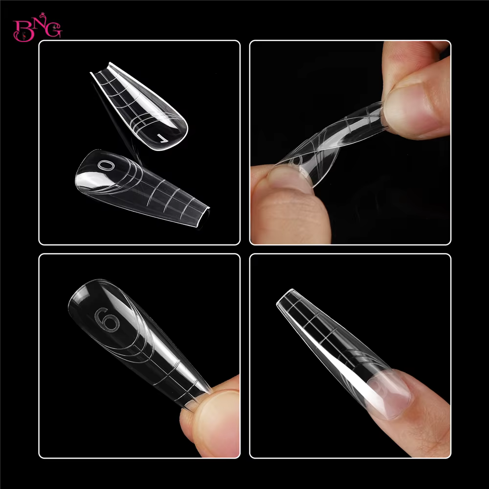 BNG Ballerina Nail Dual Forms pour Gel de Construction Poly