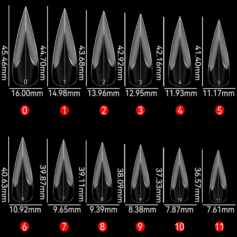 120 pièces ongles incurvés double formes pour Extension d'ongles courbe 3D Sculptural acrylique