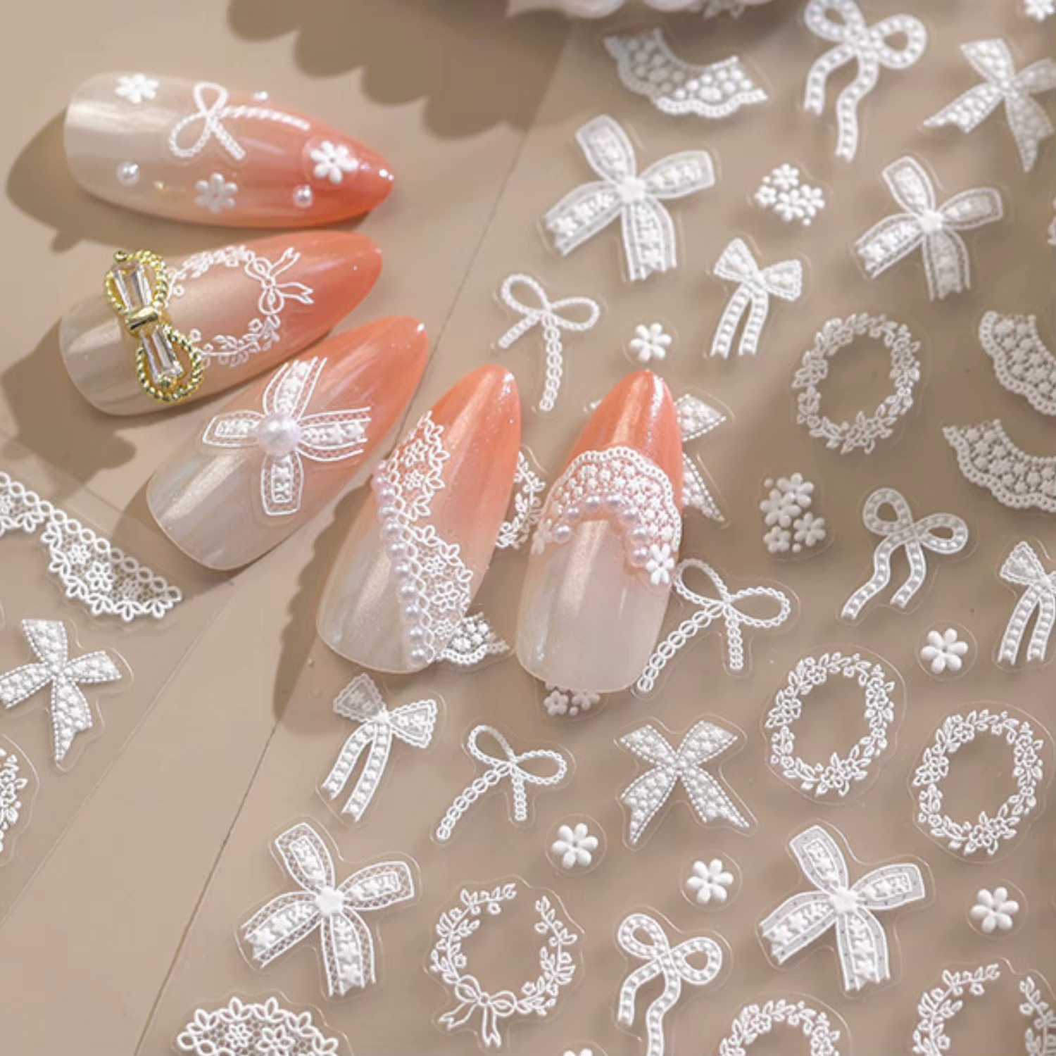 Autocollant 5D pour ongles