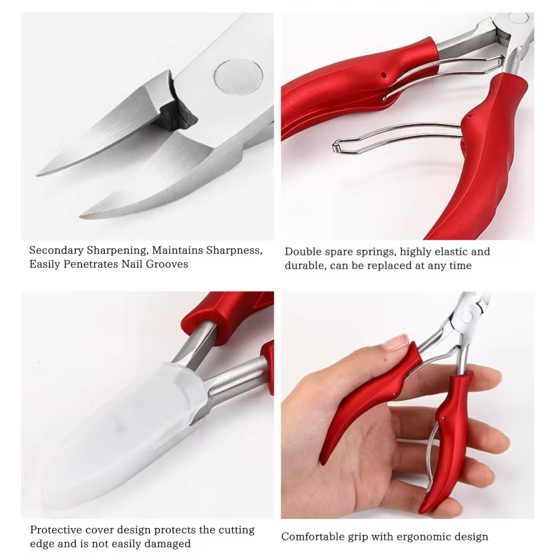 Outils de manucure pour ongles: pince à cuticules