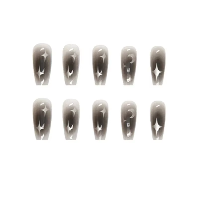 Faux embouts noirs pliables portables avec colle