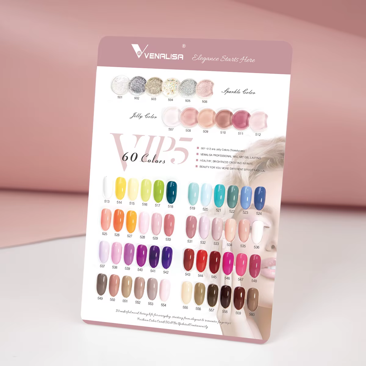VENALISA 7.5ml vernis à ongles VIP5 HEMA gratuit Semi Permanent tremper UV LED