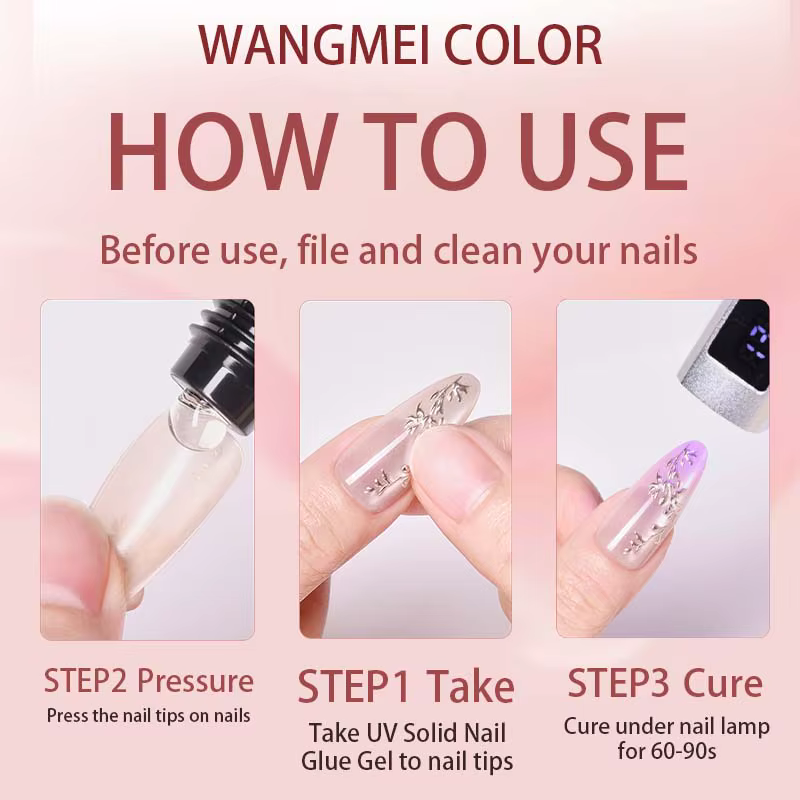 WANGMEI couleur Gel solide colle à ongles 30g Gel doux