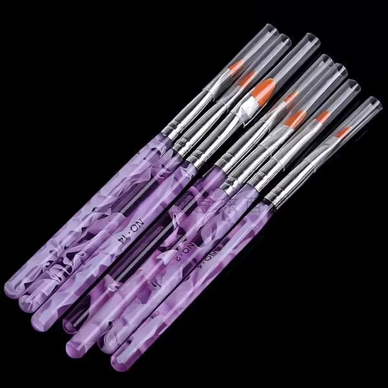 Lot de 7 pinceaux pour Nail Art