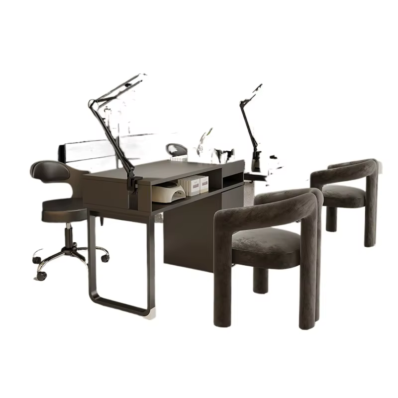 Chaise européenne bureau à ongles poste de travail réglable nordique design bureau à ongles équipement nordique Tavolo Pieghevole meubles de manucure