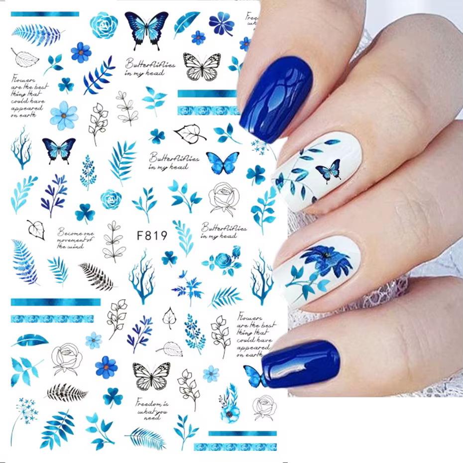 Autocollants 3D pour ongles