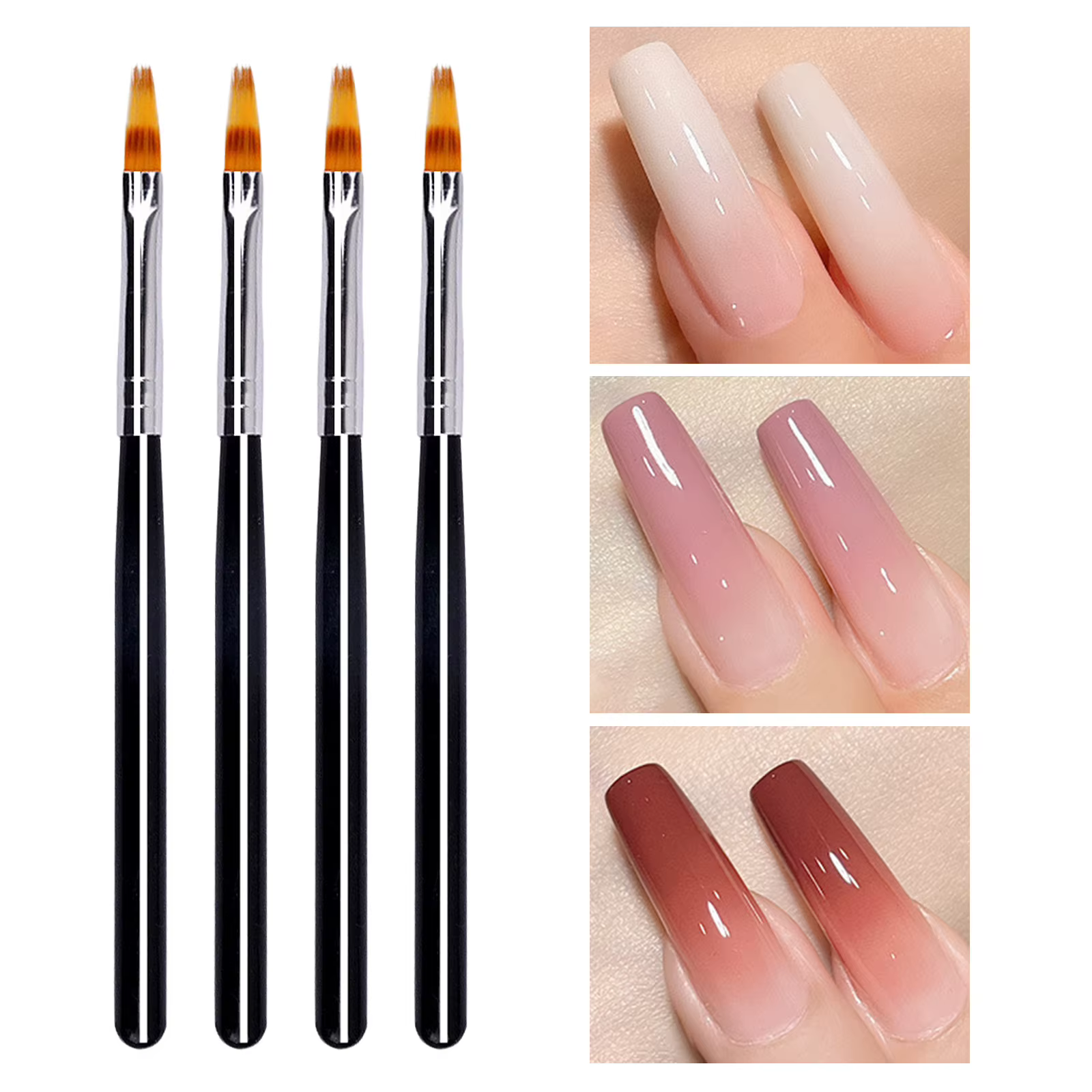 400 pièces outils d'art des ongles-pinceaux à ongles