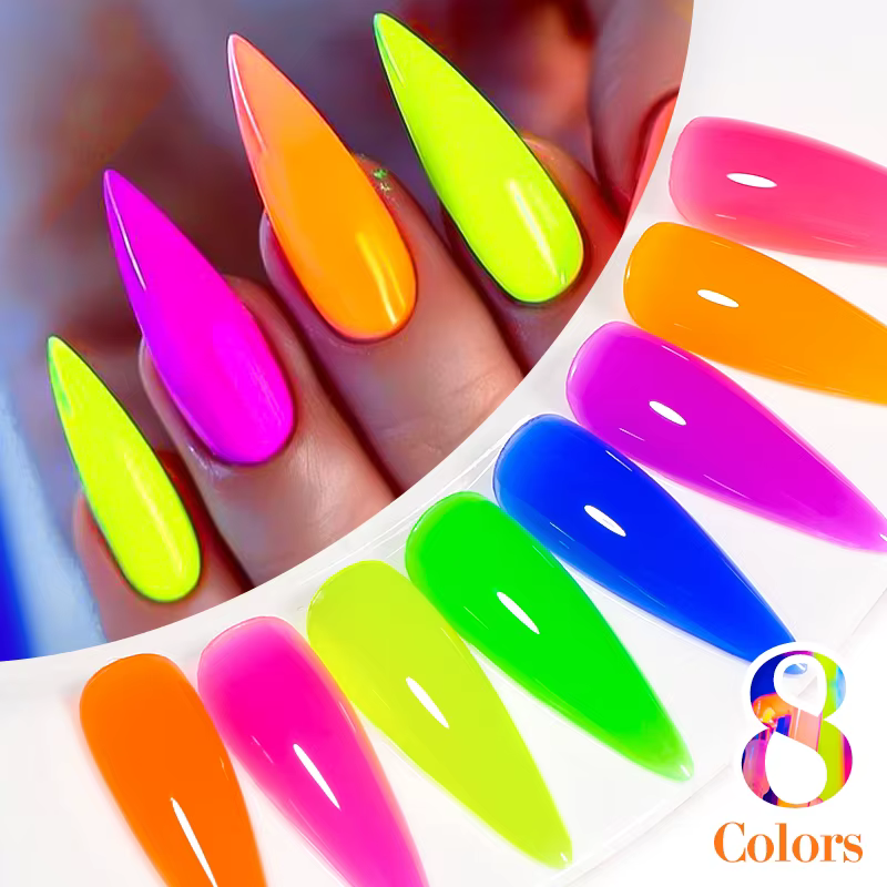Gel pour ongles en Poly néon