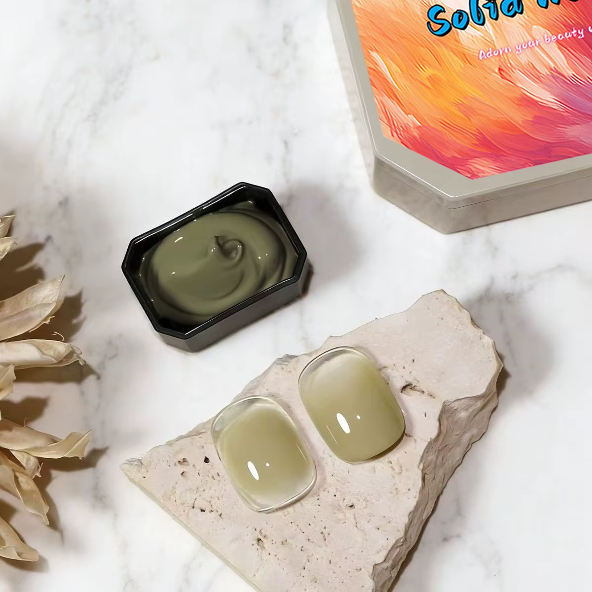 1 pièce Gel de modelage solide 9 couleurs