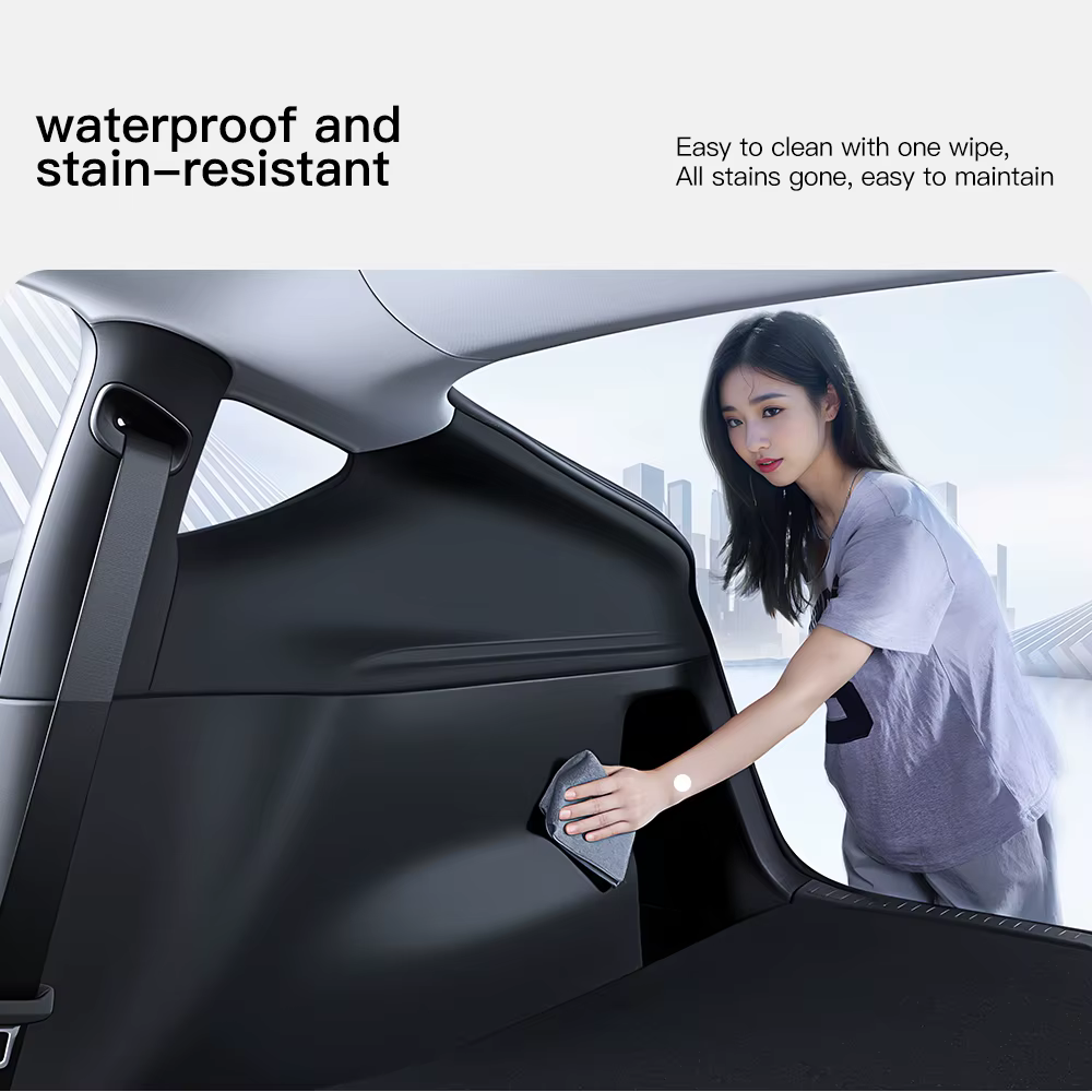 Kit de protection intégrale anti-coup de pied pour coffre arrière YZ pour Tesla Model Y/YL Juniper 2026 – Accessoires de protection anti-salissure pour voiture