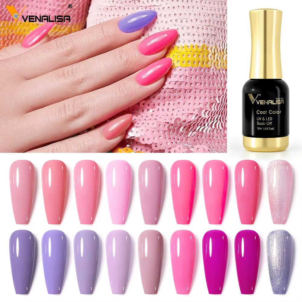 VENALISA vernis à ongles Gel TPO gratuit tremper UV LED organique sans odeur émaux Nail Art couleurs 12ml 120