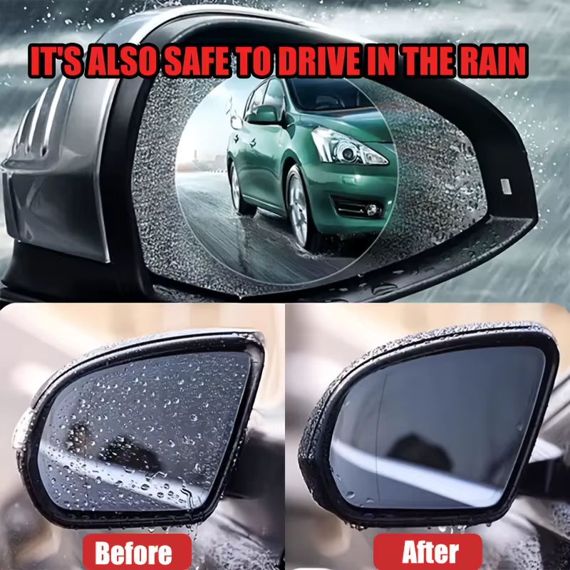 Spray hydrofuge pour voiture, revêtement anti-pluie pour vitres de voiture, liquide hydrophobe anti-pluie, masque pour pare-brise et rétroviseurs, produit chimique automobile