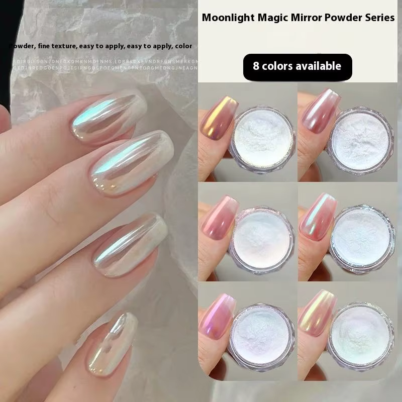 Aurora – poudre chromée pour ongles
