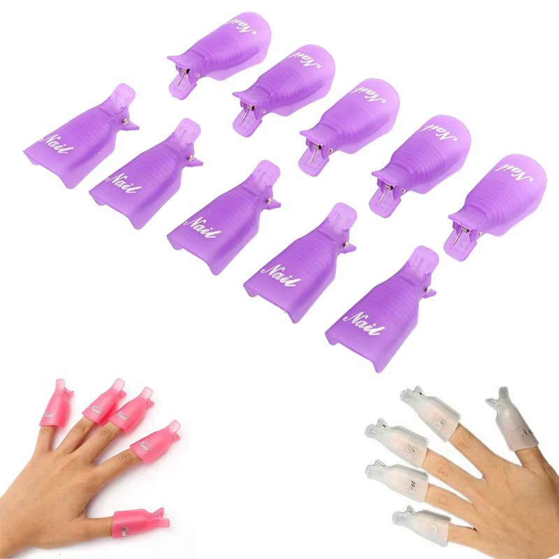 Clips de capuchon de tremper en plastique pour Nail Art