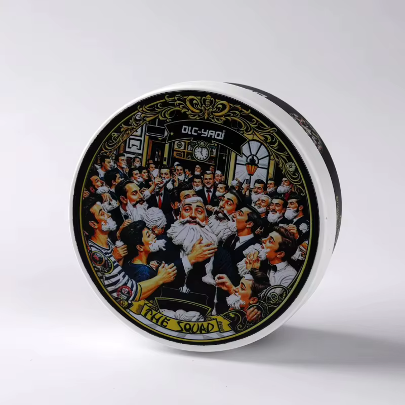 Nouveauté 2026 YAQI The Squad Savon à raser artisanal 170g – Essentiel de toilettage masculin pour un rasage impeccable