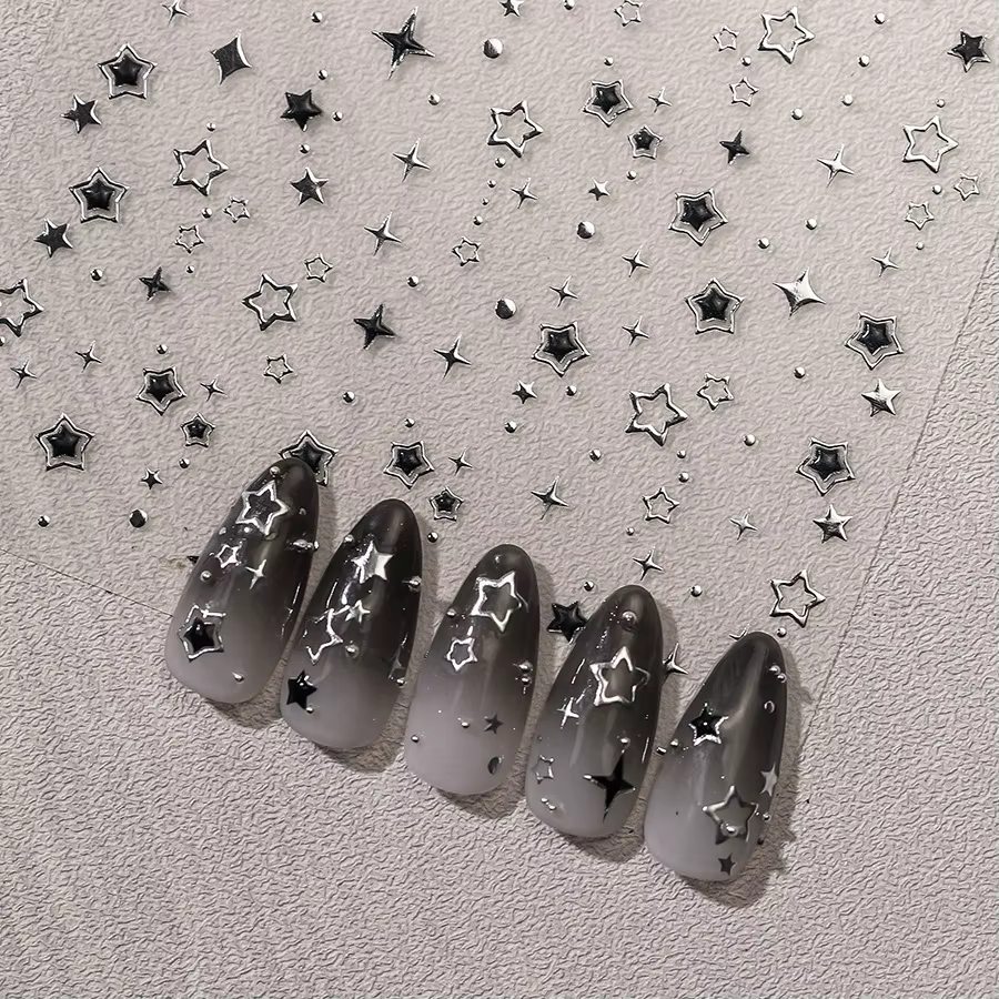 Autocollant pour ongles bronzants