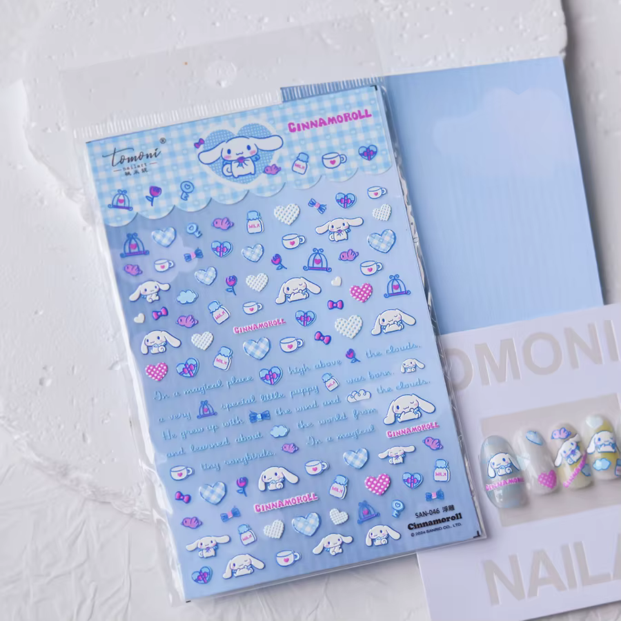 Autocollant pour ongles Cinnamoroll 5D