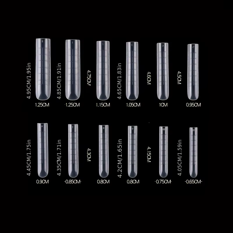 Système d'ongles double à couverture complète transparente