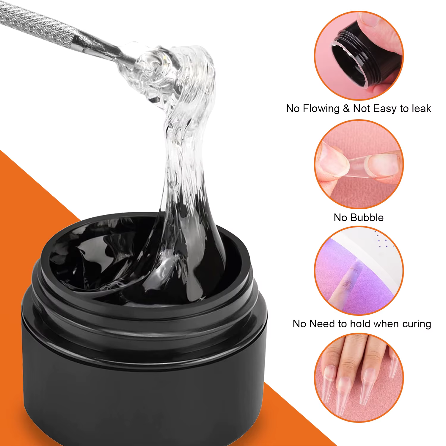 Gel de colle pour ongles solide 15G