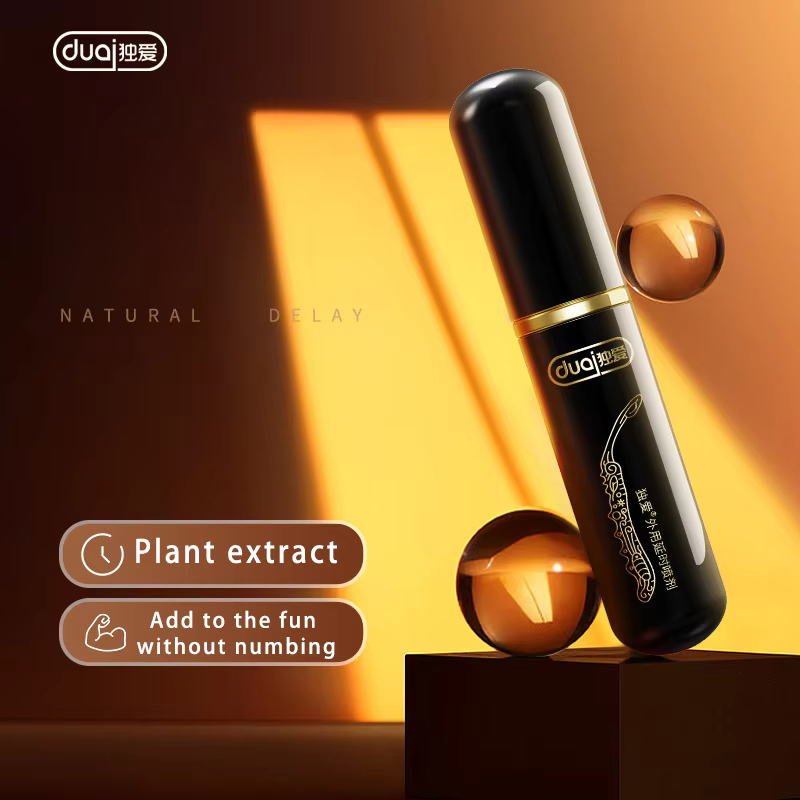 Spray retardateur pour hommes 6ml, Brume pour une performance intime prolongée, Absorption rapide, Non collant, Formule à base d'extraits végétaux, Usage externe
