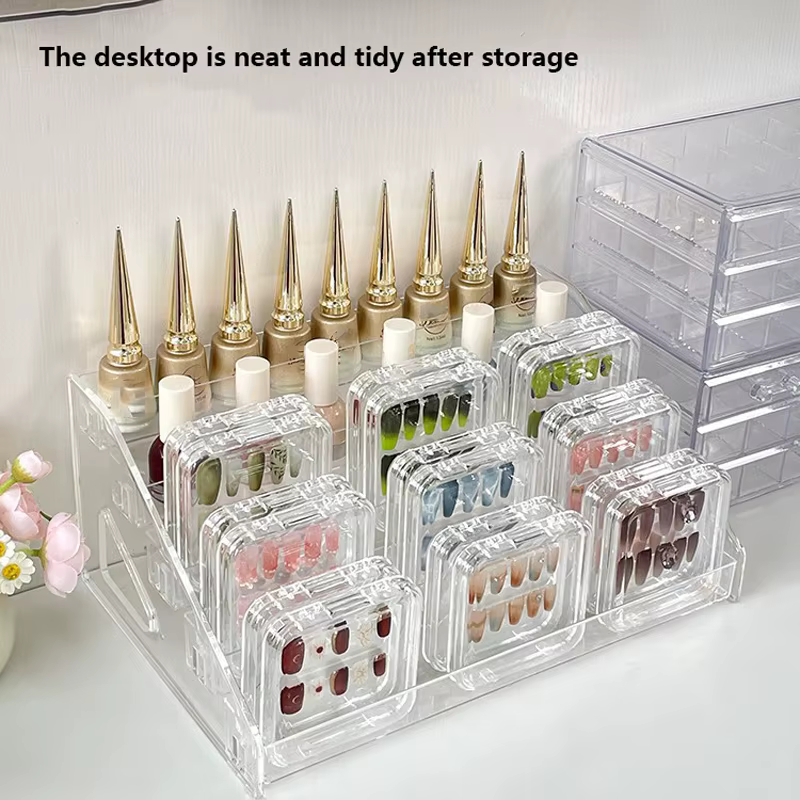 Présentoir de bureau pour nail art