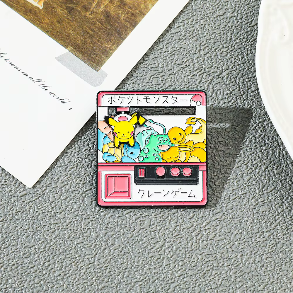 Broche créative en émail, design console de jeu, badge en métal, bijou, accessoire pour vêtements et sacs à dos, cadeau