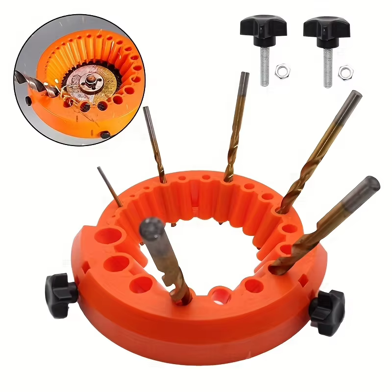 Accessoires d'outils : Meuleuse électrique multi-spécifications pour embouts de perceuse, outil auxiliaire de meulage, accessoire orange pour embouts de perceuse