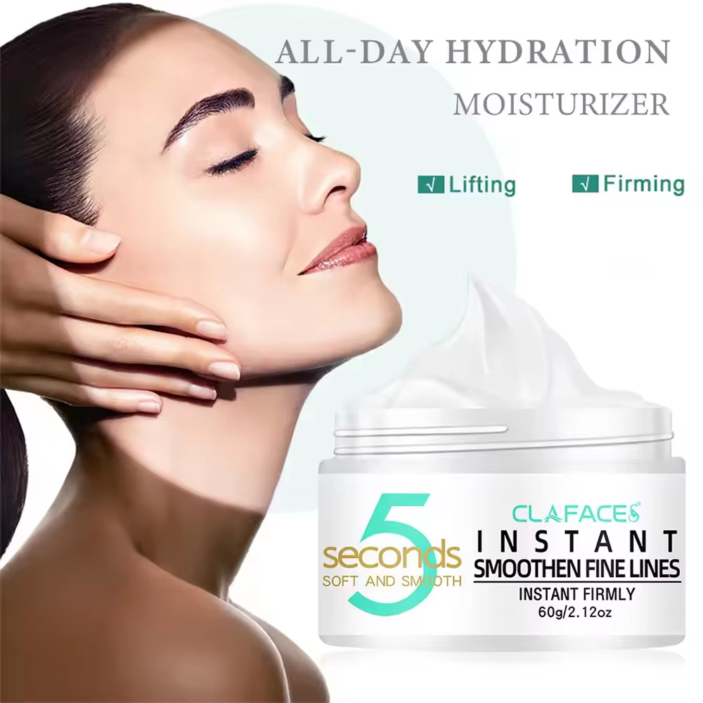 Crème pour le visage, 5 secondes, élimine les rides, lisse, raffermissant, Anti-vieillissement, Lifting, hydratant, élimine les ridules, soins pour la peau