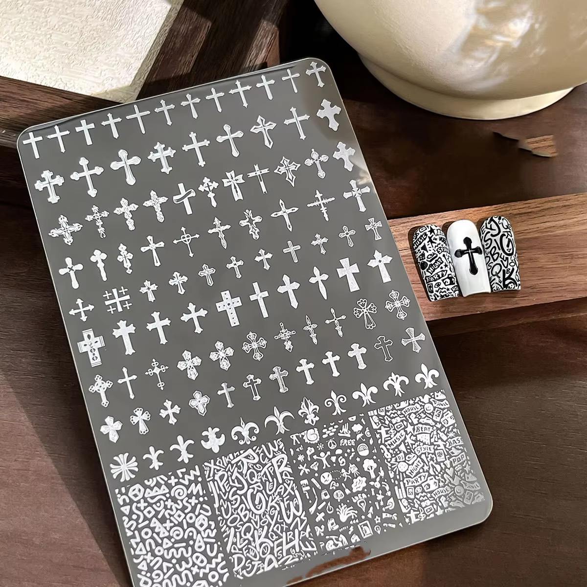 Plaque de stamping pour ongles